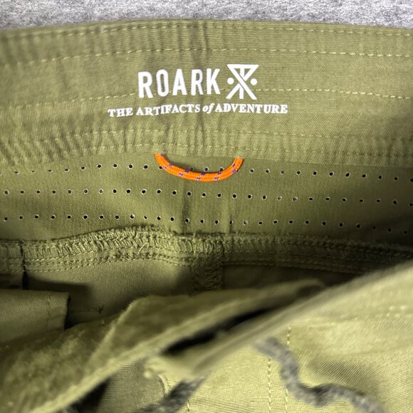 Roark Pants Mens Size 28 Olive Green Military Army Layover 2.0 Travel Commuter - Picture 11 of 16